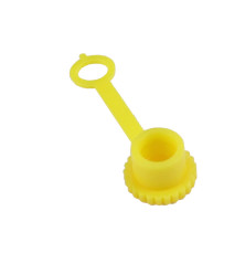 Osłona kapturek smarowniczki PVC kolor żółty sprzedawane po 50szt PZL HYDRAL widoczna cena za 1 sztukę 60002ZH