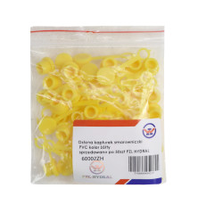 Osłona kapturek smarowniczki PVC kolor żółty sprzedawane po 50szt PZL HYDRAL widoczna cena za 1 sztukę 60002ZH