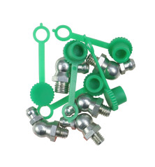 Komplet smarowniczek M6x45 5szt, osłona smarowniczki zielonaPZL HYDRAL 714120645ZH