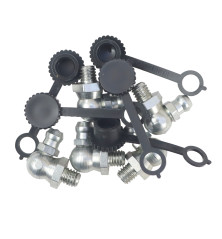 Komplet smarowniczek M6x90 5szt, osłona smarowniczki czarna PZL HYDRAL 714120690CZH