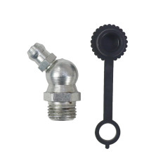 Komplet smarowniczek M10x45 5szt, osłona smarowniczki czarna PZL HYDRAL 714121045CZH