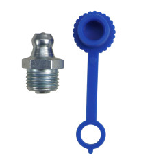 Komplet smarowniczek M10x1 10szt, osłona smarowniczki niebieska PZL HYDRAL 7141210PNH