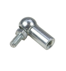 Przegub kulowy kątowy z klipsem DIN 71802 gwint M5, M5 lewy MORGA(sprzedawane po 5 sztuk) widoczna cena za 1 szt 7180205L
