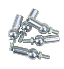 Przegub kulowy osiowy pchający DIN 71802 gwint 2 x M5 MORGA(sprzedawane po 5 sztuk) widoczna cena za 1 szt 7180205P