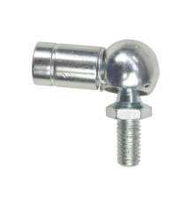 Przegub kulowy kątowy z klipsem DIN 71802 gwint M8, M8 lewy MORGA(sprzedawane po 5 sztuk) widoczna cena za 1 szt 7180208L