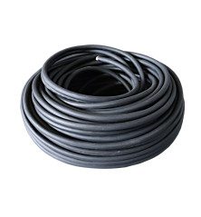 Kabel przewód rozruchowy spawalniczy, akumulatora 1x50 gumowany - elastyczny czarny Premium ELMOT (pakowany po 100 mb) sprzedawa