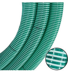 Wąż asenizacyjny PVC/PCV ssawno - tłoczący DN50 ( sprzedawany na krązki 30m ) PZL HYDRAL PCV50H