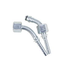 Końcówka zakucie metryczna kątowa gwint wewnętrzny Końcówka zakucie DKOL 45° DN06 08L M14x1.5 (sprzedawane po 2) Premium HYDRAL 