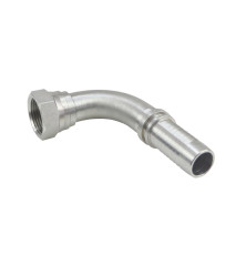 Końcówka zakucie hydrauliczne DKR 90° DN25 1" Premium HYDRAL DKR90DN25G1H