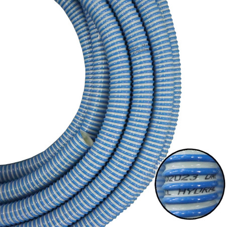 Wąż asenizacyjny PVC/PCV ssawno - tłoczący DN25 ( sprzedawany na krązki 30m ) Premium PZL HYDRAL PCV25PH