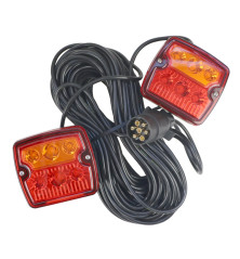 Instalacja zestaw oświetlenia z magnesami 12m 12V (kabel 1mm) lampa LED polska Premium ELMOT IM12MLPEL