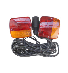 Instalacja zestaw oświetlenia z magnesami 5m 12V (kabel 1mm) lampa polska ELMOT IPM5MLZPEL