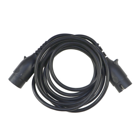 Przewód podłączeniowy wtyczka wtyczka obtrysk 3,5m 7 żył (W+W) (kabel 1mm) ELMOT PPWW3.5MPEL