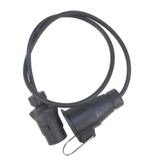 Adapter przejściówka gniazda złącza kablowy 7/13 12V długość 1,0m ELMOT AD7/13KEL