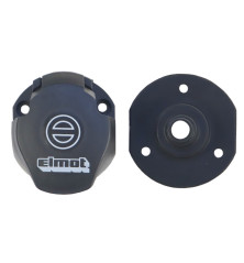 Gniazdo elektryczne 7 - biegunowe plastikowe z osłoną wtyki niklowane Premium ELMOT G7OPEL