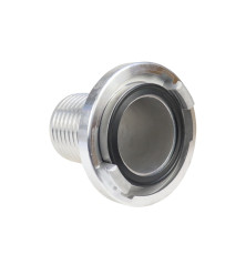 Łącznik do obejmy skorupowej 110mm aluminiowy z karbowaną tuleją PZL HYDRAL LS110.1H