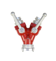 Rozdzielacz kulowy węży strażackich 52-25/25mm PZL HYDRAL RKWS52H