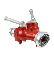 Rozdzielacz kulowy węży strażackich 52-25/25mm PZL HYDRAL RKWS52H