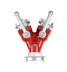 Rozdzielacz kulowy węży strażackich 75-52/52mm PZL HYDRAL RKWS75H