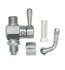 Kran paliwa z filtrem i kolankiem 50552110 (sprzedawany po 10 sztuk) MORGA widoczna cena za 1 sztukę 50552114.1M