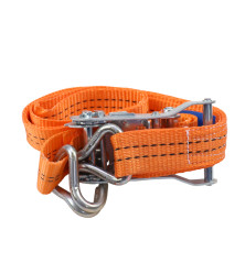 Pas transportowy 2T 2m szerokość 35mm komplet z klamrą, wzmocniony MORGA PT2T2M35M