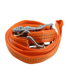 Pas transportowy 2T 4m szerokość 35mm komplet z klamrą, wzmocniony MORGA PT2T4M35M