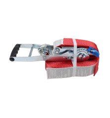 Pas transportowy 5T 10m szer. 50mm komplet z klamrą wzmocniony 330 mm ERGO z atestem, MORGA PT5T10M50EM