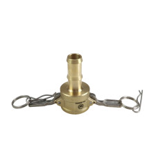 Szybkozłącze Camlock coupling gniazdo Typ C mosiądz 3/4" x 19mm PZL HYDRAL ZCMC19H