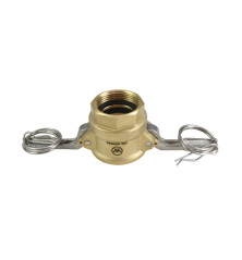 Szybkozłącze Camlock coupling gniazdo Typ D mosiądz 1 1/4" x 32mm PZL HYDRAL ZCMD32H