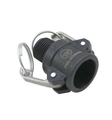 Szybkozłącze Camlock coupling gniazdo Typ B polipropylen PP 1/2" x 13mm PZL HYDRAL ZCPB13H