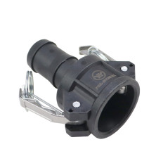 Szybkozłącze Camlock coupling gniazdo Typ C polipropylen PP 1 1/4" x 32mm PZL HYDRAL ZCPC32H