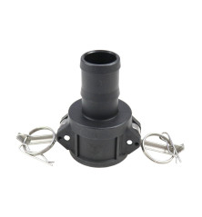 Szybkozłącze Camlock coupling gniazdo Typ C polipropylen PP 1 1/2" x 38mm PZL HYDRAL ZCPC38H