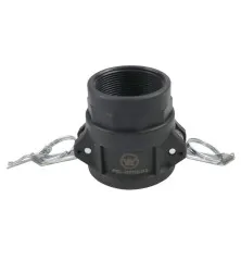 Szybkozłącze Camlock coupling gniazdo Typ D polipropylen PP 2" x 50mm PZL HYDRAL ZCPD50H