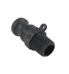 Szybkozłącze Camlock coupling wtyczka Typ F polipropylen PP 1/2" x 13mm PZL HYDRAL ZCPF13H