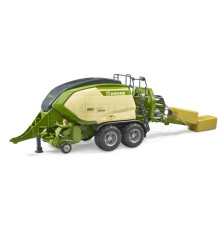 Prasa do słomy Krone BigPack 1290HDP VC z 2 balotami siana Bruder 02033 BR-02033