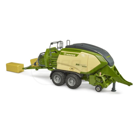 Prasa do słomy Krone BigPack 1290HDP VC z 2 balotami siana Bruder 02033 BR-02033