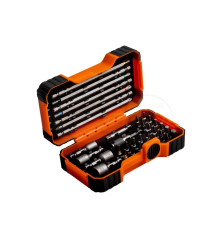 Zestaw bitów i nasadek 1/4" z adapterem 35 elementowy BAHCO 59/S35BC