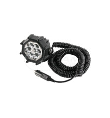 Lampa robocza HOR73, diodowa 12/24V (przewód spiralny 8m, wtyczka do zapalniczki,magnes) LRD 980
