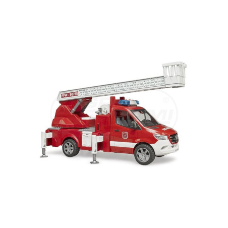 Mercedes Sprinter wóz strażacki z modułem świetlno-dźwiękowym Bruder 02673 BR-02673