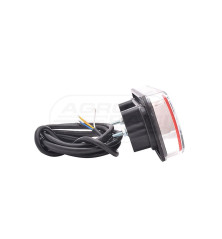 Lampa zespolona tylna lewa, 12V-24V + przewody 190cm YLY-S 5x0,75mm2, diody 311KR, W66L WAŚ