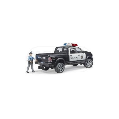 Policyjny pickup RAM 2500 z policjantem Bruder 02505 BR02505