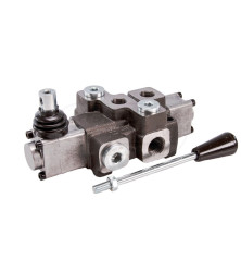 Rozdzielacz hydrauliczny 1-sekcyjny max przepływ 40L z zatrzaskiem W-ROZ40L/1Z WARYŃSKI