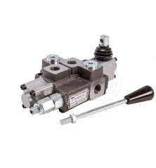 Rozdzielacz hydrauliczny 1-sekcyjny max przepływ 40L z zatrzaskiem W-ROZ40L/1Z WARYŃSKI