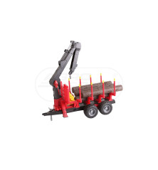 Przyczepa do drewna z akcesoriami Bruder 02252 BR02252