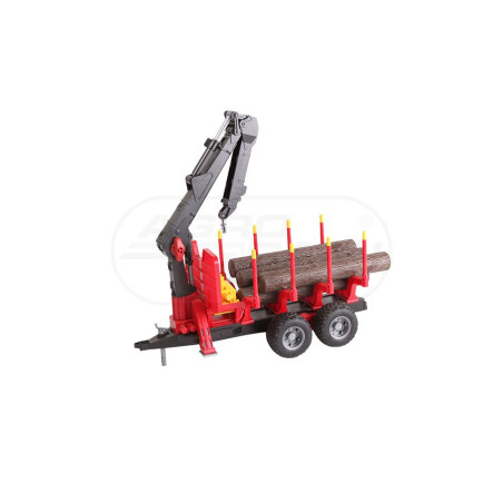 Przyczepa do drewna z akcesoriami Bruder 02252 BR02252
