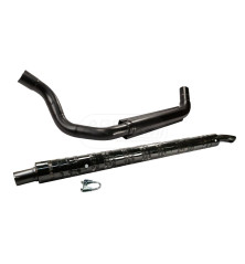 Układ wydechowy+osłona L79489 i obejmy 2x AL78116 AL80947, AL78095 John Deere