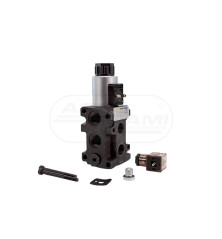 Dzielnik, zawór, elektrozawór kierunkowy elektromagnetyczny kontroli W-E12DVS6/2 (DVS6/50L) G1/2" 50L (24V DC) W-E12DVS6/2-24