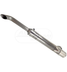 Tłumik końcowy rura wydechowa Case New Holland stal nierdzewna montaż fi 90 mm 82027824, 82027823 82027824 P, 82027821 Case Ih