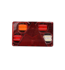 Lampa zespolona tylna lewa, 12V-24V + przewody 195cm YLY-S 6x0,75mm2, diody 391, W70DL WAŚ