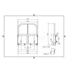 Widły do transportu bel EURO-NORM 1000 kg 4- zębne ( bez zębów ) 9988110